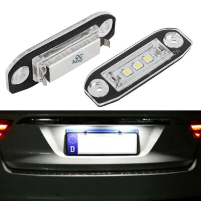 2x LED License Plate Lights Fit Volvo S80 XC90 S40 V60 XC60 S60 V70 C70 V50 XC70 - image 1 of 4