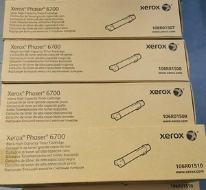 Original Toner Xerox Phaser 6700 Dn VN Vdx / 106R01510 -106R01507 Alta Capacidad - Imagen 1 de 6