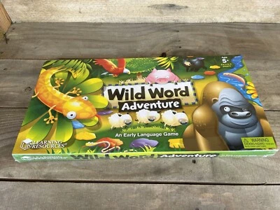 LEARNING RESOURCES Wild Word Adventure Early Lang Game Teacher Game Kinder+ - Image 1 of 4