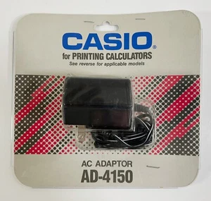 Casio Calculator Power Supply AC Adapter Charger AD-4150 DC 6V 300mA - Picture 1 of 5