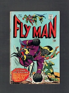 Fly Man #32 Silver Age 1965 VG Eterno The Tyrant Battles Fly Man & His Buddies - Picture 1 of 2