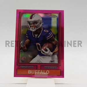 TOPPS Chrome Football NFL Cards 2024 - 74TF-6 Keon Coleman Pink RC Buffalo - Bild 1 von 1