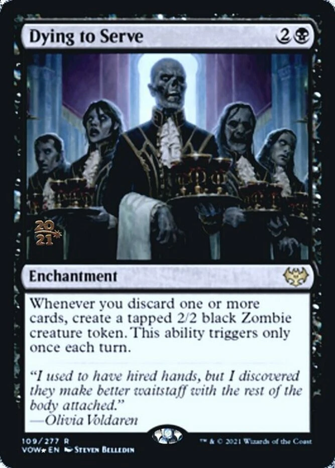 Pre-Release Promos - Dying to Serve - Foil - Prerelease Promo - Image 1 of 1