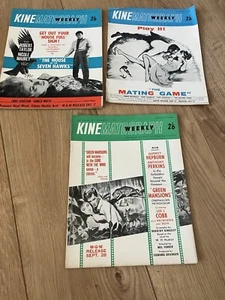 Kine Weekly x 3 magazine 1959. Carry on constable. Peeping Tom.Circus of horrors - Picture 1 of 12