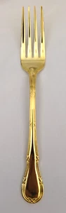 Wesley Forge Golden Ribbon (Gold Electroplate) Stainless -Korea- 7 1/4" Fork - Picture 1 of 3