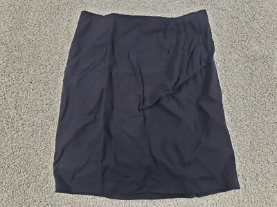 Falda lápiz Escada para mujer 42 negra lana nailon forrada cremallera Foto 1 de 4