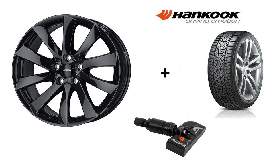 Winterräder Zoll Tesla Model Y Platin P106 Hankook W330 Reifen BLE RDKS 19 Zoll - Bild 1 von 1