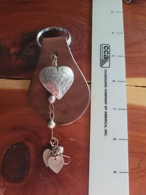 Кожаный западный брелок ручной работы - Изображение 1 из 4