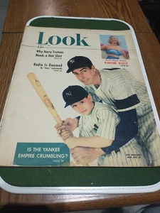 Joe DiMaggio and Son 1949 Look Magazine Very Nice Shape - Picture 1 of 19