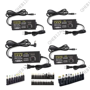 Adjustable AC To DC 12V Power Supply Adapter 15V 18V 3V 9v-12V 24V charger 19H - Picture 1 of 12