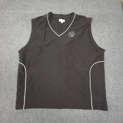Cutter & Buck vest Mens 2XLARGE Black Golf V Neck Sleeveless windtec Size 2XL - Image 1 of 4
