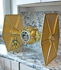 RARE STAR WARS TIE FIGHTER BLACK SERIES COLLECTIBLE CUSTOM INTERCEPTOR VINTAGE - Picture 1 of 7
