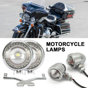 2pcs CREE U3 Motorcycle LED Spotlights For Honda Shadow VT 600  750 1100 VT1300