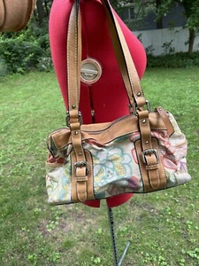 Fossil GABBY EW  Satchel FLORAL Purse BAG ZB2876919 New With Tags - Picture 1 of 9