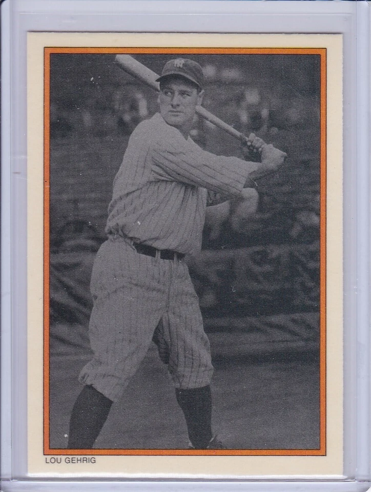 Lou Gehrig 1985 Topps Circle K Baseball Card 14 Grade NMMT - Image 1 of 2