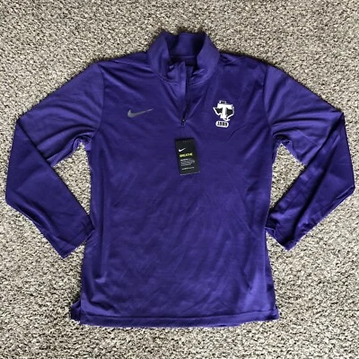 NOVO Pulôver Masculino Nike Tarleton State Texans Camisa Zíper Tamanho G Roxo - Imagem 1 de 4