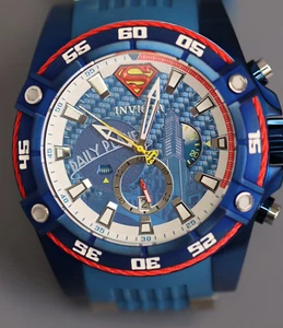 INVICTA DC Comics Men 52mm Stainless Steel Blue Blue+Red+Yellow dial VD53 Quart - Picture 1 of 6