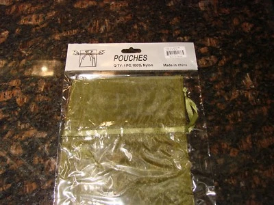 Bolsa de Vino en Verde Musgo 6,5 x 15" NUEVA Envío Gratis Foto 1 de 3