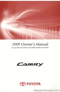 2009 Toyota Camry Owners Manual Used - Picture 1 of 1
