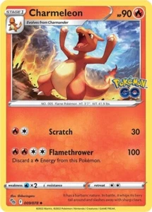 Pokémon TCG Charmeleon Pokemon GO 009/078 Regular Uncommon - Picture 1 of 1