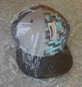 Cappello Berretto Baseball Minecraft Diamond Crafting Snapback Grigio UFFICIALE Nuovo/Sigillato - Foto 1 di 2