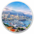 2 X Vinyl Stickers 20Cm - Monaco Monte Carlo Landscape Cool Gift #16554