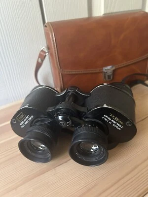 Vintage Sears 2527 Binoculars  7x35mm Extra Wide Angle With Case Japan - Image 1 of 4