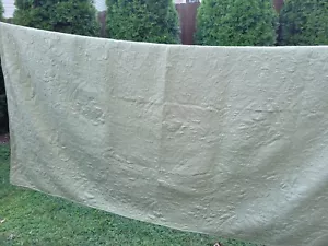Fieldcrest Luxury Green Quilt Blanket Cotton Fill King Size And Two Shams - Picture 1 of 9