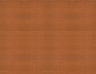 O Scale Brick Model Train Scenery Sheets –5 Seamless 8.5x11 Dark Red - Image 1 of 4