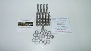 Kawasaki Z550 C1 - Cam Covers Bolts Set / Non Emission Control - Stainless Steel - Picture 1 of 6