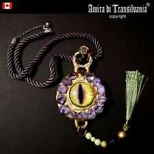 evil eye amulet pendant necklace charm woman jewelry crystal talisman protective
