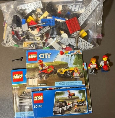 LEGO CITY: ATV гоночная команда (60148) инструкции + минифигурки + шлемы - Изображение 1 из 4