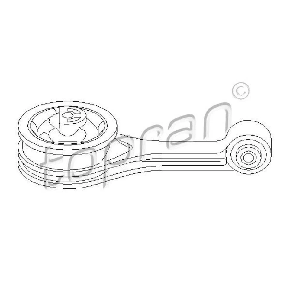 TOPRAN Motorlager hinten Gummimetalllager für Ford Puma EC_ 1.4 16V 1.3i 1.3 - Bild 1 von 1