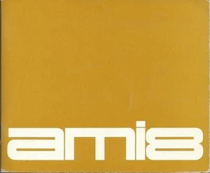 CITROEN AMI 8 manual de instrucciones 1969 manual de instrucciones manual libro de a bordo BA - Imagen 1 de 6