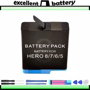 For Gopro Hero 5/6/7/8 Battery for Gopro 8 Black Sports Action Camera Battery - Bild 1 von 8