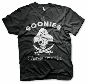 T-Shirt The Goonies Never Say Die maglia Uomo Hybris - Picture 1 of 1