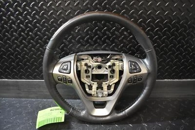 2013-19 Ford Flex Black Leather/Wood Steering Wheel (Cruise Audio Paddle Shift) - Image 1 of 4