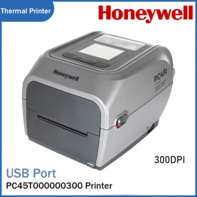 Honeywell PC45T Desktop Thermal Barcode Label Printer 300 dpi PC45T000000300 - Image 1 of 4