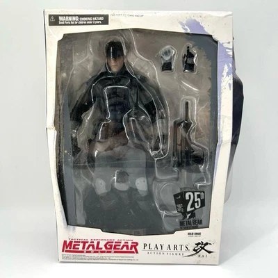 Play Arts Kai Metal Gear Solid SOLID SNAKE 25th Action Figure Square Enix Japan - Immagine 1 di 4
