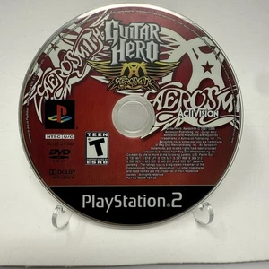 PlayStation 2 PS2 Guitar Hero Aerosmith Tested Resurfaced Black Label Disc Only - Picture 1 of 1