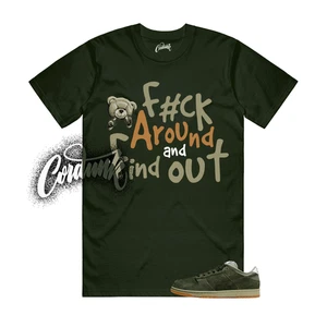 Dunk Sequoia Light Army Oil Green Low SB Army T Shirt Match FCK - Picture 1 of 1