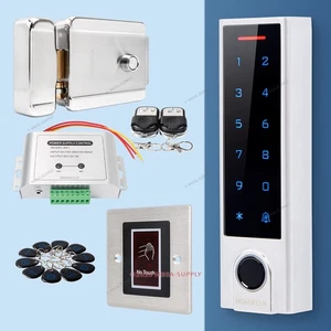 HOMSECUR Weatherproof WIFI Fingerprint RFID Access Control Set Lock APP Unlock - Picture 1 of 10