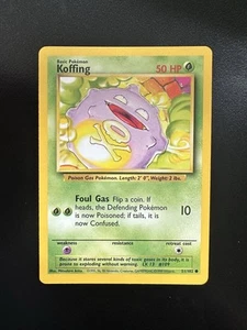 Juego Base KOFFING 51/102 Carta Pokémon Común Edición Ilimitada Casi Nuevo/Como Nuevo Nunca Jugado - Imagen 1 de 2