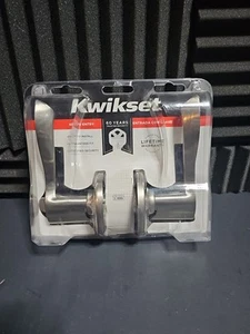 Kwikset 94050-428 Keyed Entry Door Handle w/Pin & Tumbler-Balboa Satin Nickel - Picture 1 of 3