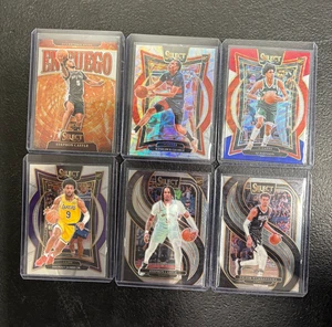 LOTTO BASKET PANINI SELECT 2023-24 (6) ROOKIE INSERTO PARALLELO BASE - Foto 1 di 2