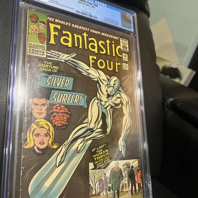 Fantastic Four #50 Marvel Comics 1966 CGC 5.0 Silver Surfer Battles Galactus Key - Image 1 of 4