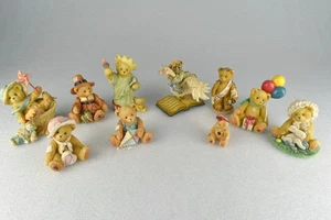 Lote de diez figuras de oso de peluche de resina de peluches apreciados 1993-1997 SIN CAJAS - Imagen 1 de 22
