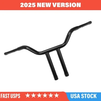 14" MX-T Bars Handlebar Black Fit For Harley Dyna Softail Sportster FLHR Foto 1 de 4