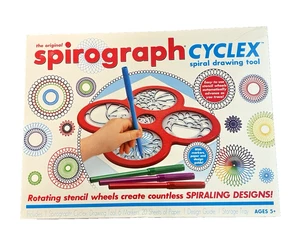 Spirograph Cyclex Set Spiral Drawing Tool Ages 5+ by Kahootz - Picture 1 of 8