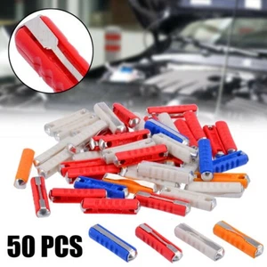 Useful Fuses Mini 50Pcs Accessory Amperage Ceramic Classic Replacement - Picture 1 of 5